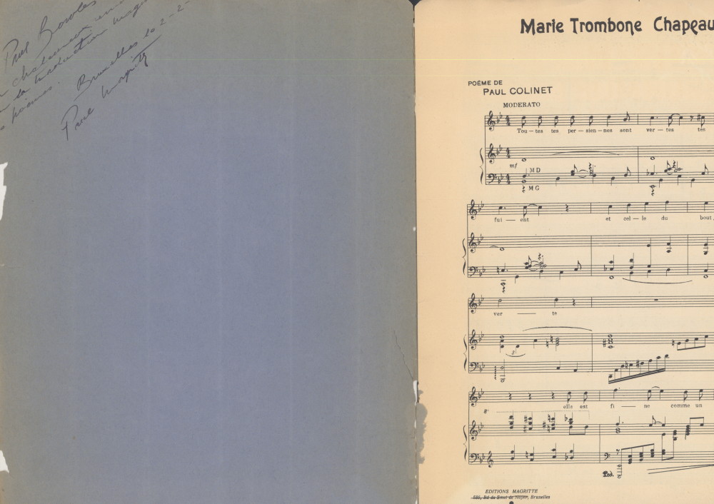 Magritte, Paul - Marie Trombone Chapeau Buse